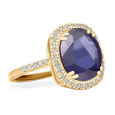 Sapphire & Diamond Ring