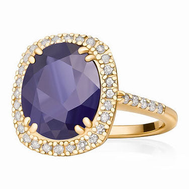 Sapphire & Diamond Ring