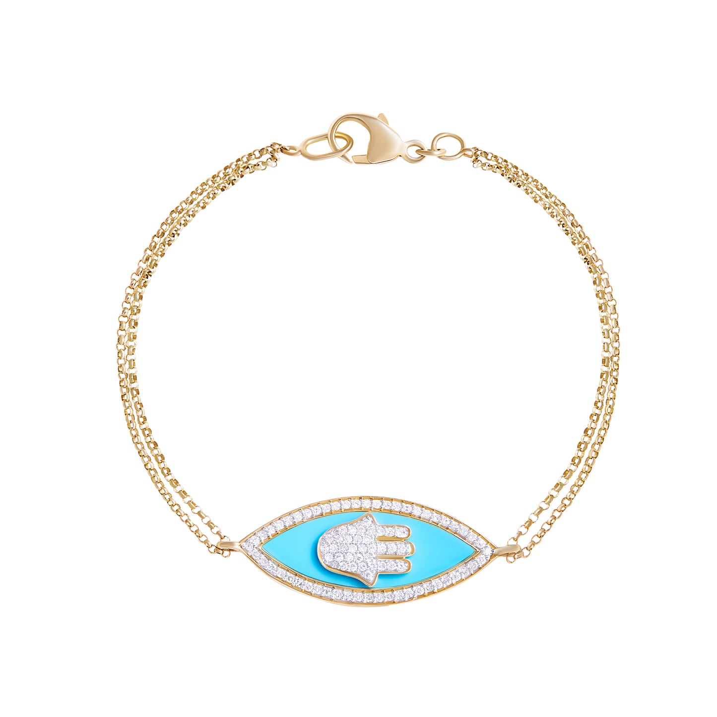 Diamond Hamsa Bracelet