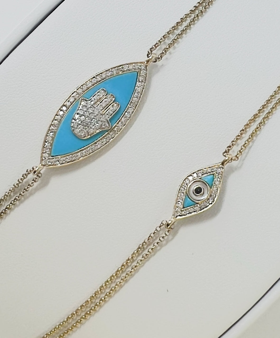 Diamond Hamsa Bracelet