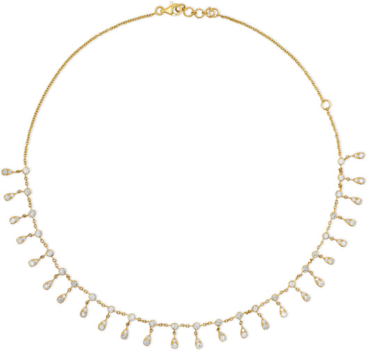 Diamond Waterfall Necklace
