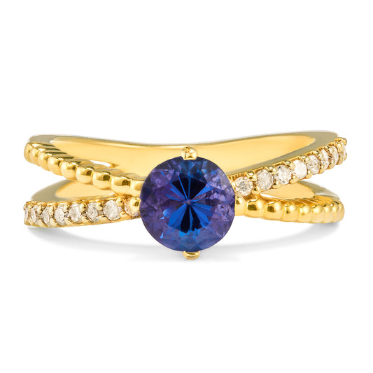 Tanzanite & Diamond Ring