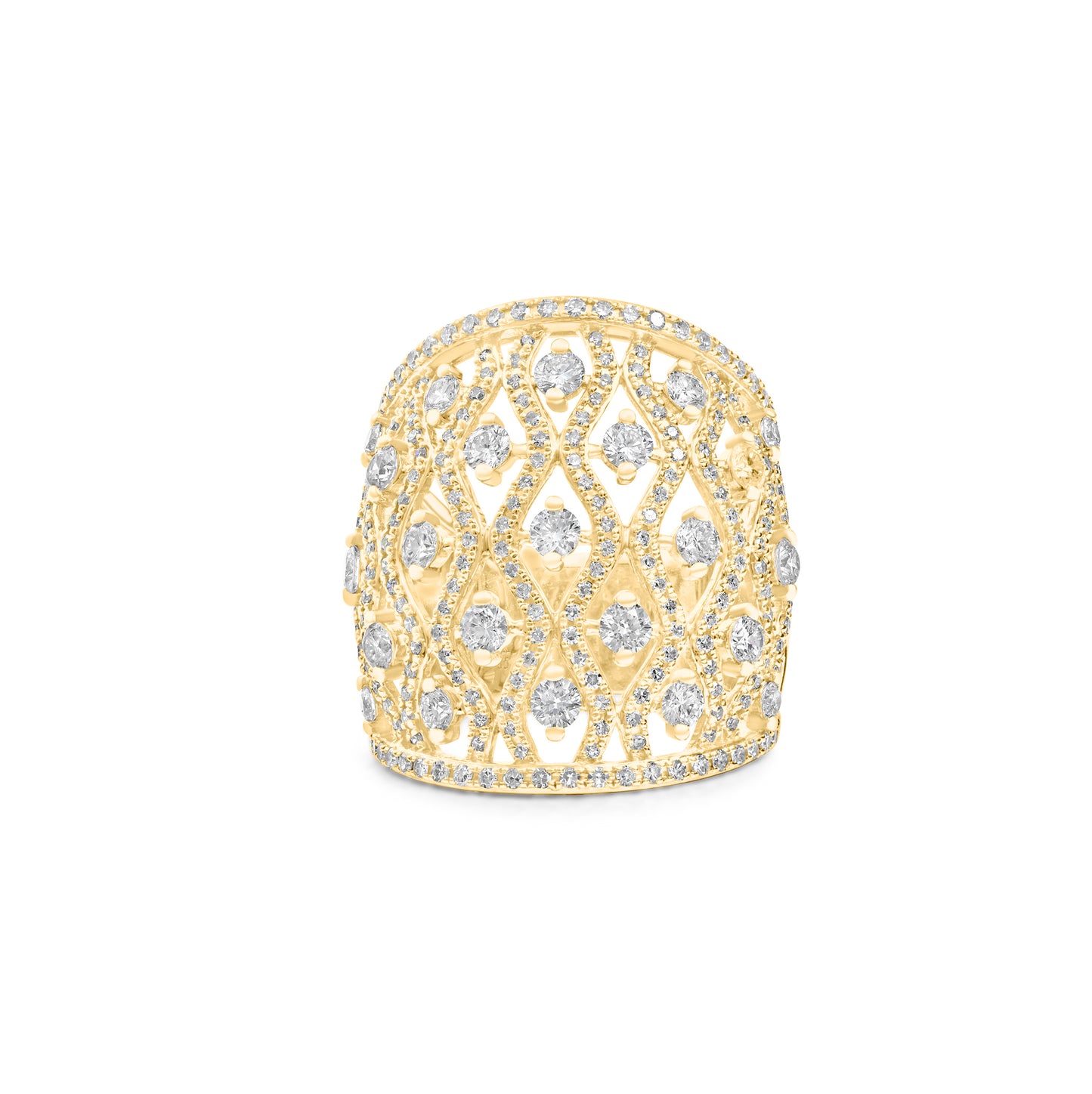 Diamond Bombé Ring