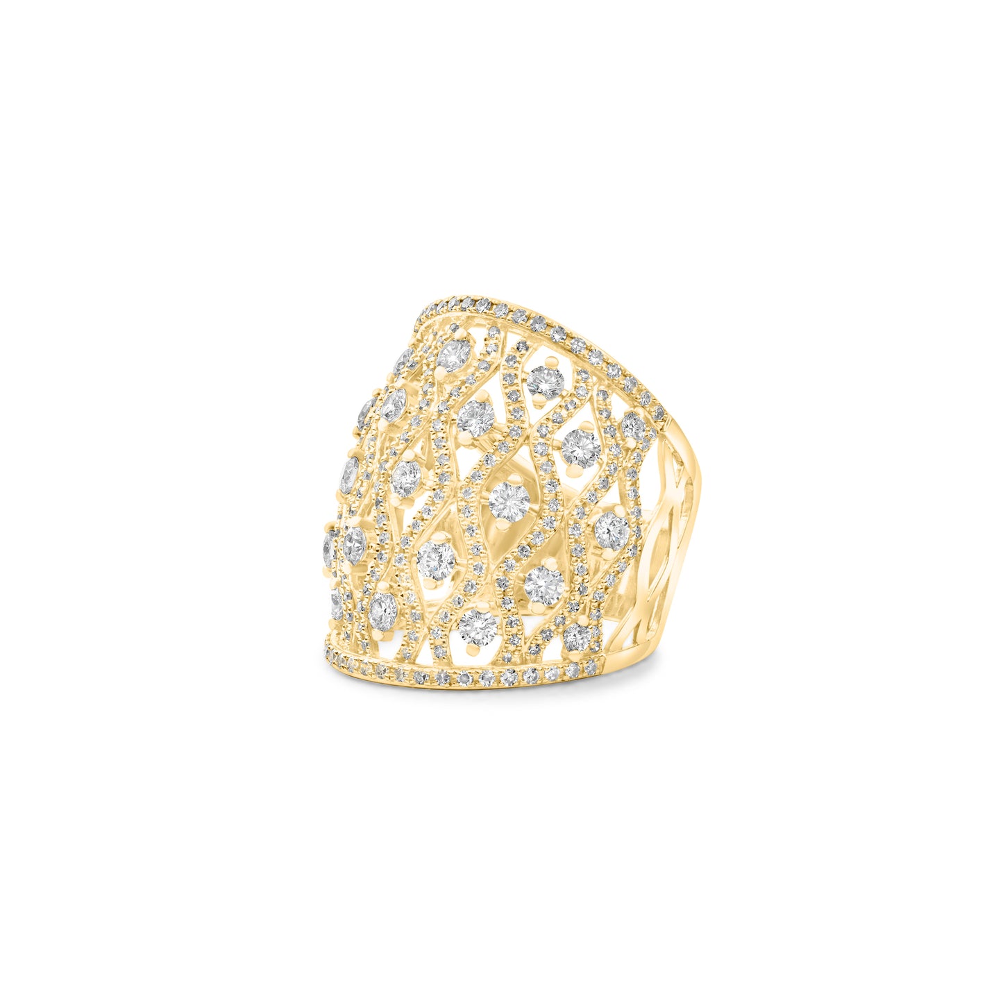 Diamond Bombé Ring