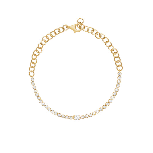Diamond Chain Bracelet