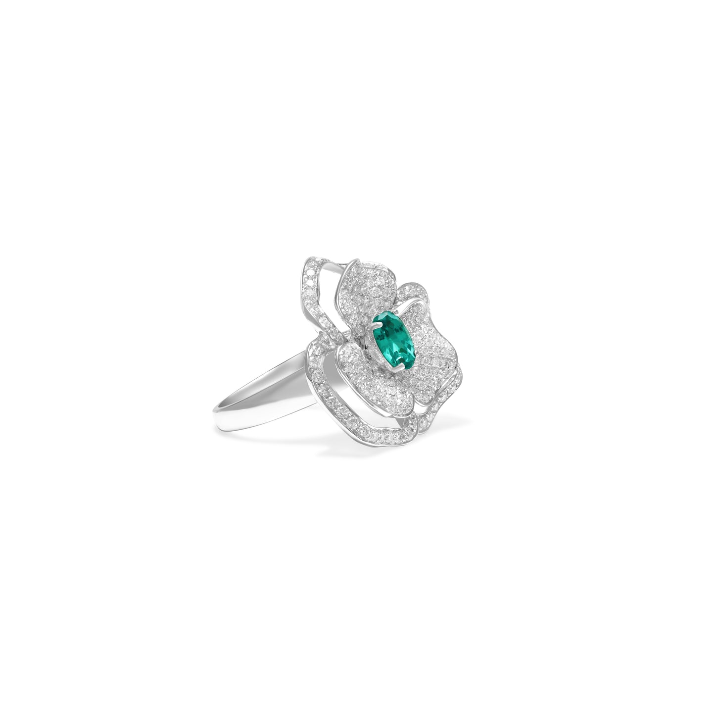 Emerald & Diamond Ring