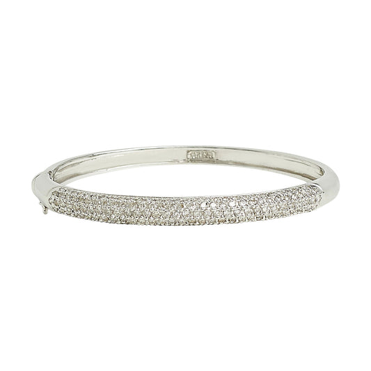 Estate Pavé Diamond Bangle Bracelet