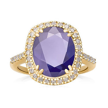 Sapphire & Diamond Ring