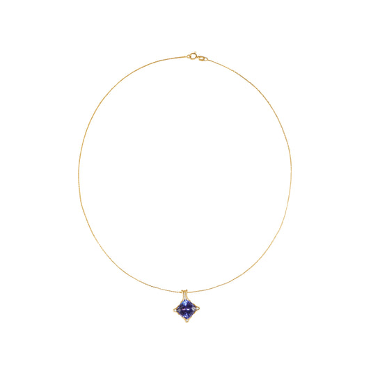 Tanzanite & Diamond Pendant