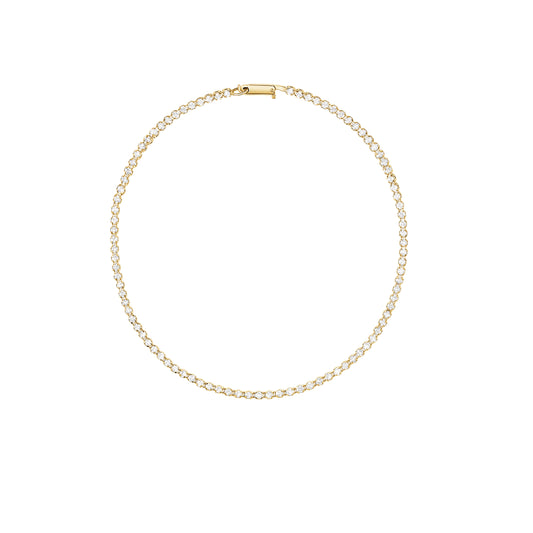 Yellow Gold Diamond Tennis Bracelet