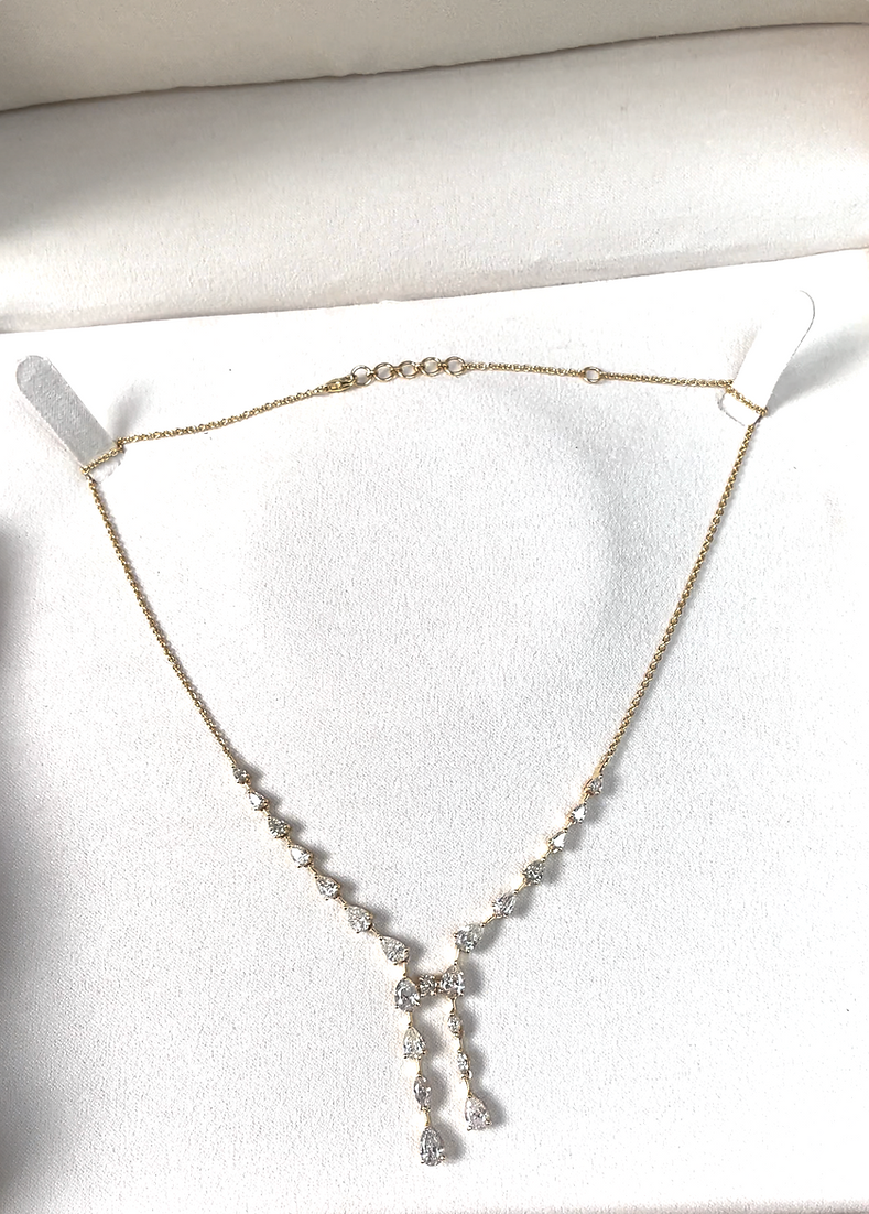 Diamond Cascade Necklace