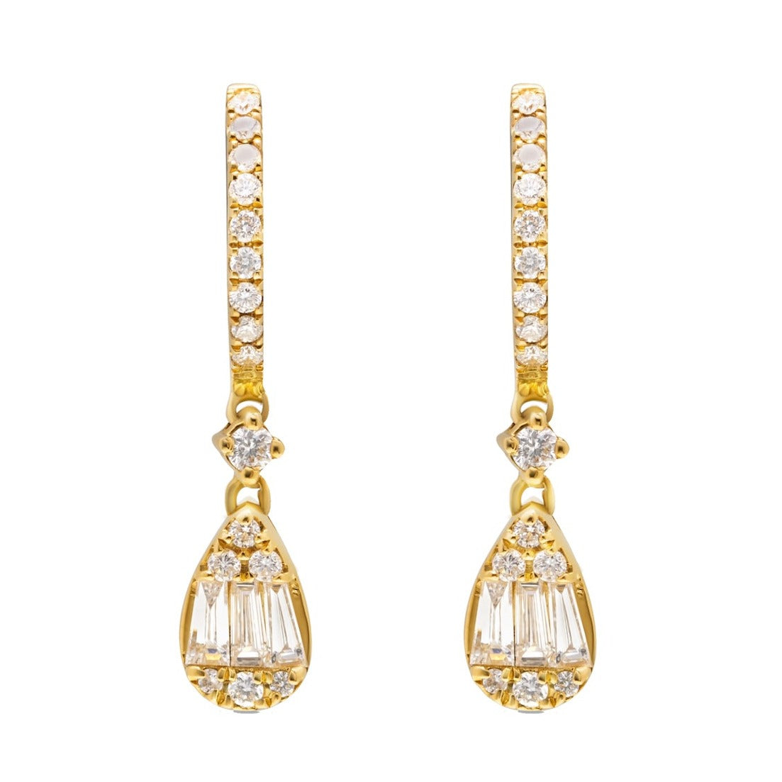 Diamond Teardrop Earrings