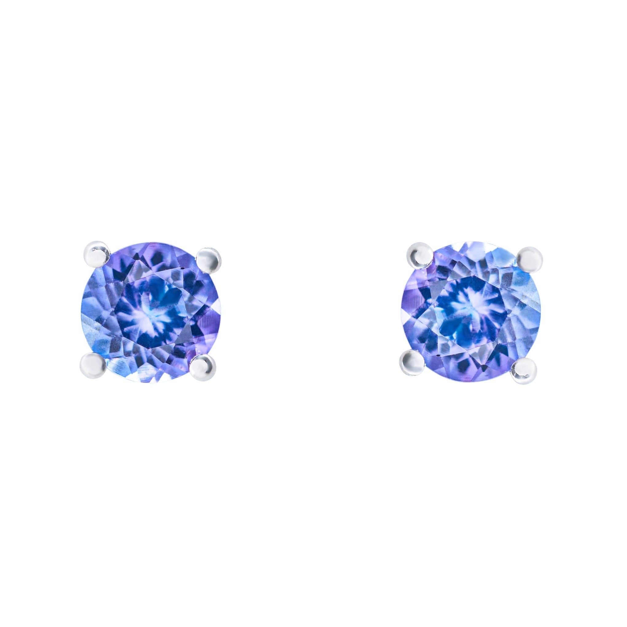 Blue hot sale tanzanite earrings